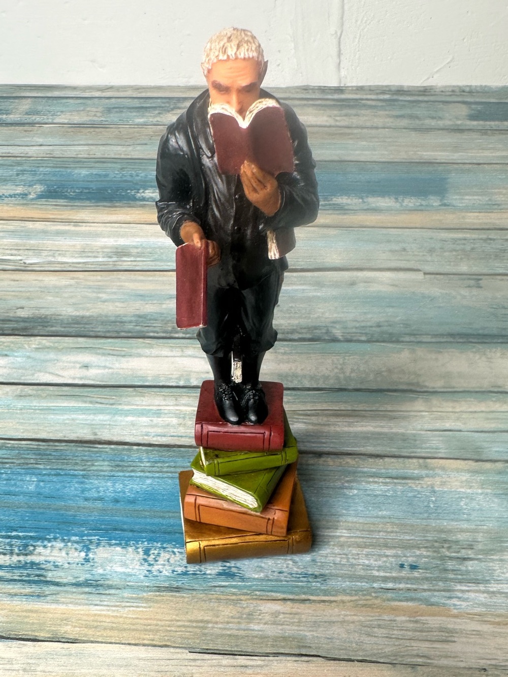 Vintage Librarian figurine 9”